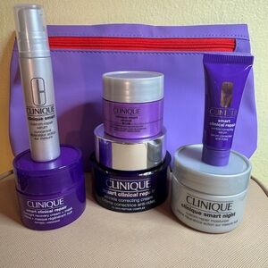 New Clinique Clinical Repair package with makeup bag